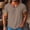 Khaki, variant on DJDLJWCJ Mens Cotton Linen Henley Shirt Short Sleeve Gym Shirts for Men Outdoor Running Fitness Workout Tops, Beige XL