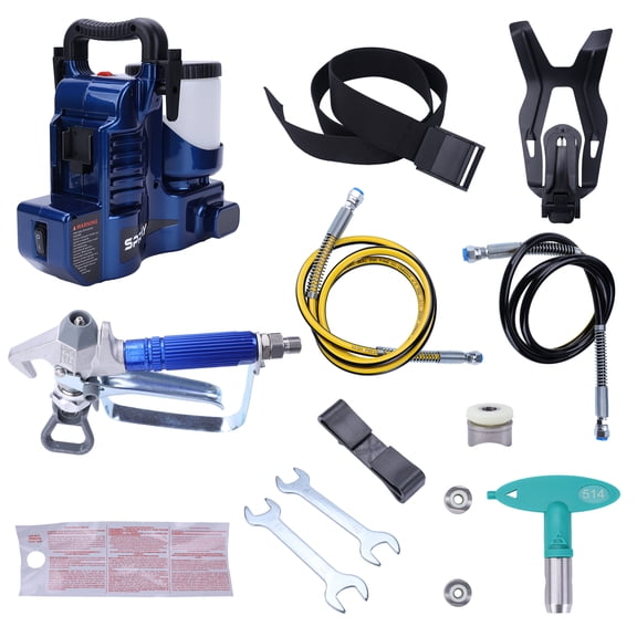 Gsuatey Airless Paint Sprayer for Makita 150mpa 1.2L Container Volume 6 Speed Control for Wall Paints and Varnishes