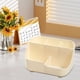 thumbnail image 4 of Rotating Desk Organizer Tray with Multiple Compartments, Plastic Storage Caddy for Office Supplies, Pen Pencil Brush Holder, Bathroom Countertop Art Craft Supply Organizer for Home School Office Use, 4 of 6
