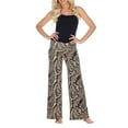 thumbnail image 4 of White Mark Women's Bohemian Paisley Printed Palazzo Pants, 4 of 4