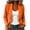 Orange, variant on Purcolt Blazers for Women Business Casual Long Sleeve Lapel Open Front Suit Jacket Lightweight Work Office Blazer with Pockets