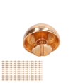 thumbnail image 2 of Decorative Rivets, Alloy Material Mushroom Rivet  For Punk Clothing Gold, 2 of 8