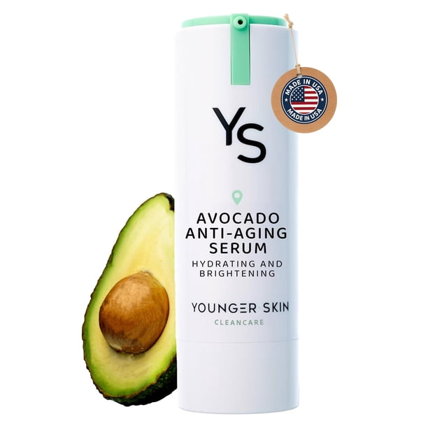Sérum antienvejecimiento para piel joven con aguacate, 30 ml, con vitamina C