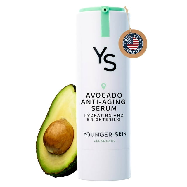 Sérum antienvejecimiento para piel joven con aguacate, 30 ml, con vitamina C