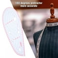 thumbnail image 1 of Règle de Tailleur, Règle de Manchon, Règle Patchwork en Plastique PVC Pratique Douce et Confortable, pour Bricolage Tailleur, 1 of 7