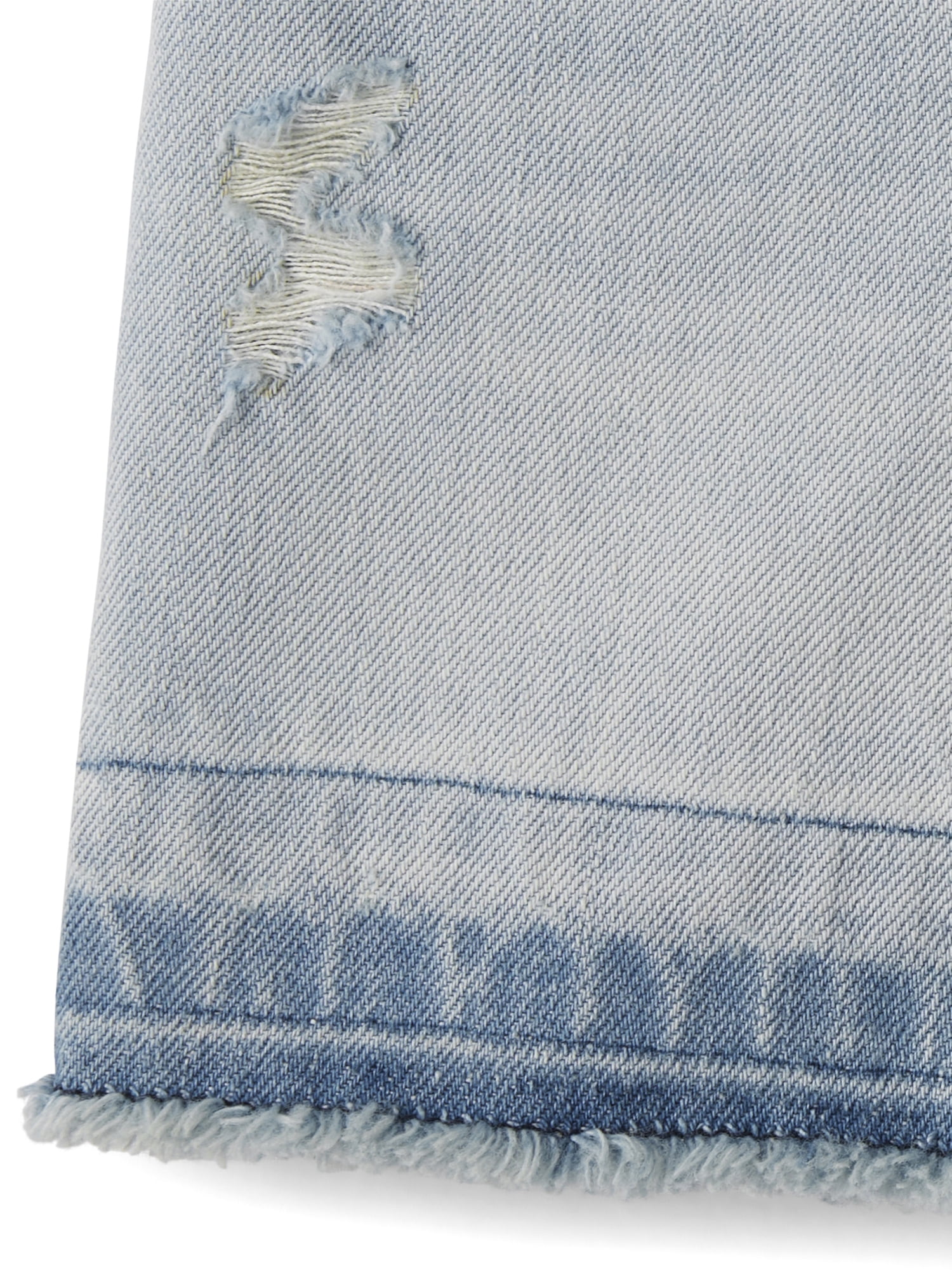 The Children's Place Girls Relaxed Fit Destructed Denim Midi Shorts, Sizes 4-16