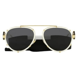 Versace Round Ladies Sunglasses, VE4442 314/M3, White