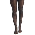 thumbnail image 2 of Secret Treasures Women's Opaque Leopard Tight, 2 Pair, 2 of 3