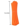 thumbnail image 4 of Yuarrent 72 Uds 17CM bicicleta motocicleta suciedad decoración Motocross rueda radios envolturas llantas pieles diámetro 0,6 cm fundas protectoras Ciclismo naranja Yuarrent OD2876-03, 4 of 6