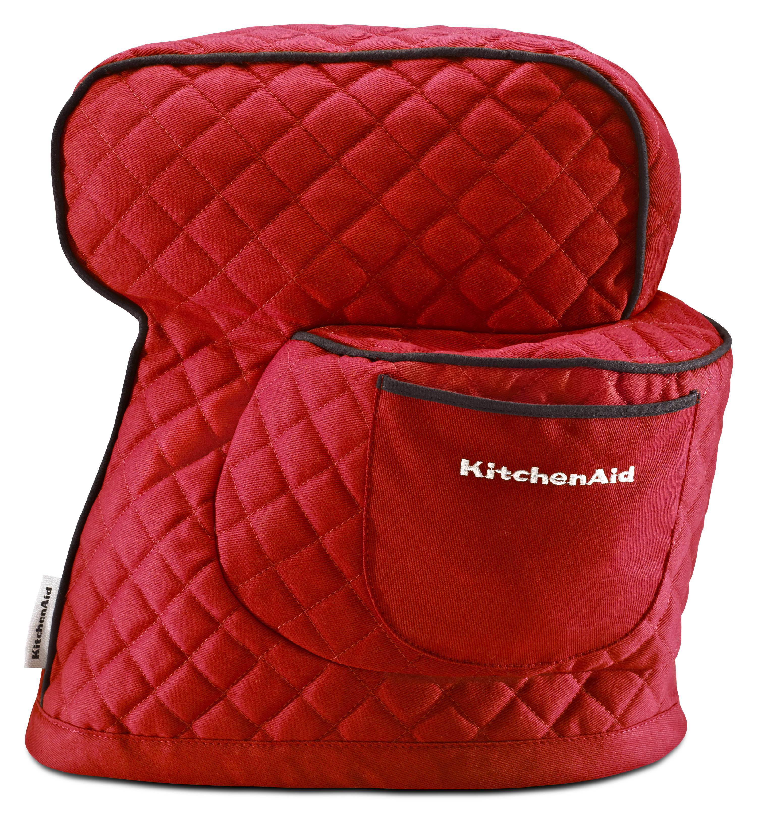 KitchenAid Quilted Fitted Stand Mixer Cover Passion Red