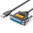 thumbnail image 1 of Adaptador de cable paralelo USB a DB25 para impresora UGREEN de 6 pies, 1 of 8