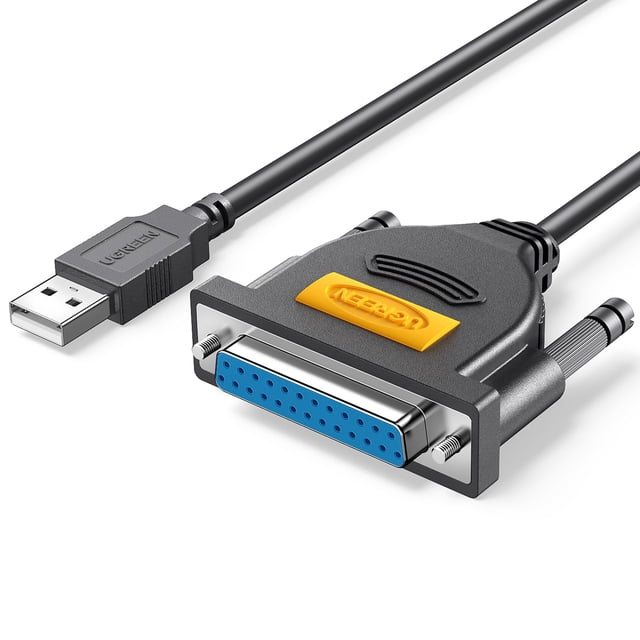 Adaptador de cable paralelo USB a DB25 para impresora UGREEN de 6 pies