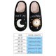 thumbnail image 3 of Zapatillas de invierno Zapatillas de casa de felpa cálidas Mujeres Hombres Meet Me At Midnight Zapatillas, 3 of 6
