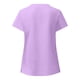 thumbnail image 4 of Fiudx Ofertas Relámpago Blusa de Manga Corta con Cuello En V para Mujer, Uniforme de Trabajo, Blusa con Bolsillo Sólido, 4 of 4