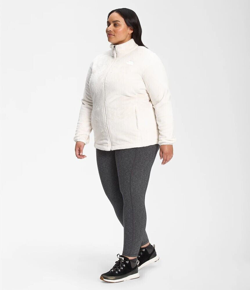 The North Face OSITO Fleece Full Zipper Jacket Women's Plus Size 2X White  $99 