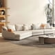 thumbnail image 1 of Italian Minimalist Curved Leather Sofa Light Luxury Special-Shaped Corner Living Room Art-Sofa Combination My Lux Decor Round, 1 of 15