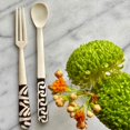 thumbnail image 3 of Long Batik Bone Appetizer Forks, Set of 2, 3 of 7