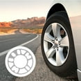 thumbnail image 5 of LEORX 2 Pcs Universal Wheel Accessory Silver To Prevent Rubbing For Vehicle Modification, 5 of 5