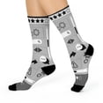 thumbnail image 3 of User Experience (UX) Socks Unisex | Mid-Calf Crew 1 Pair 1 Size Atlas Wanderlust, 3 of 5