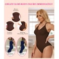 thumbnail image 7 of MANIFIQUE 3 Piece Bodysuit for Women Tummy Control Shapewear Racerback Brief Smoothing Body Shaper Tank Top, 7 of 7