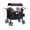Deep Black, variant on ICEEIF 4 Seater Wagon Stroller for Kids, Foldable Stroller Wagon with Snack Tray, Large Storage Bags, Phone Cup Holder, Removable Canopy and Adjustable Push Handle, Gray