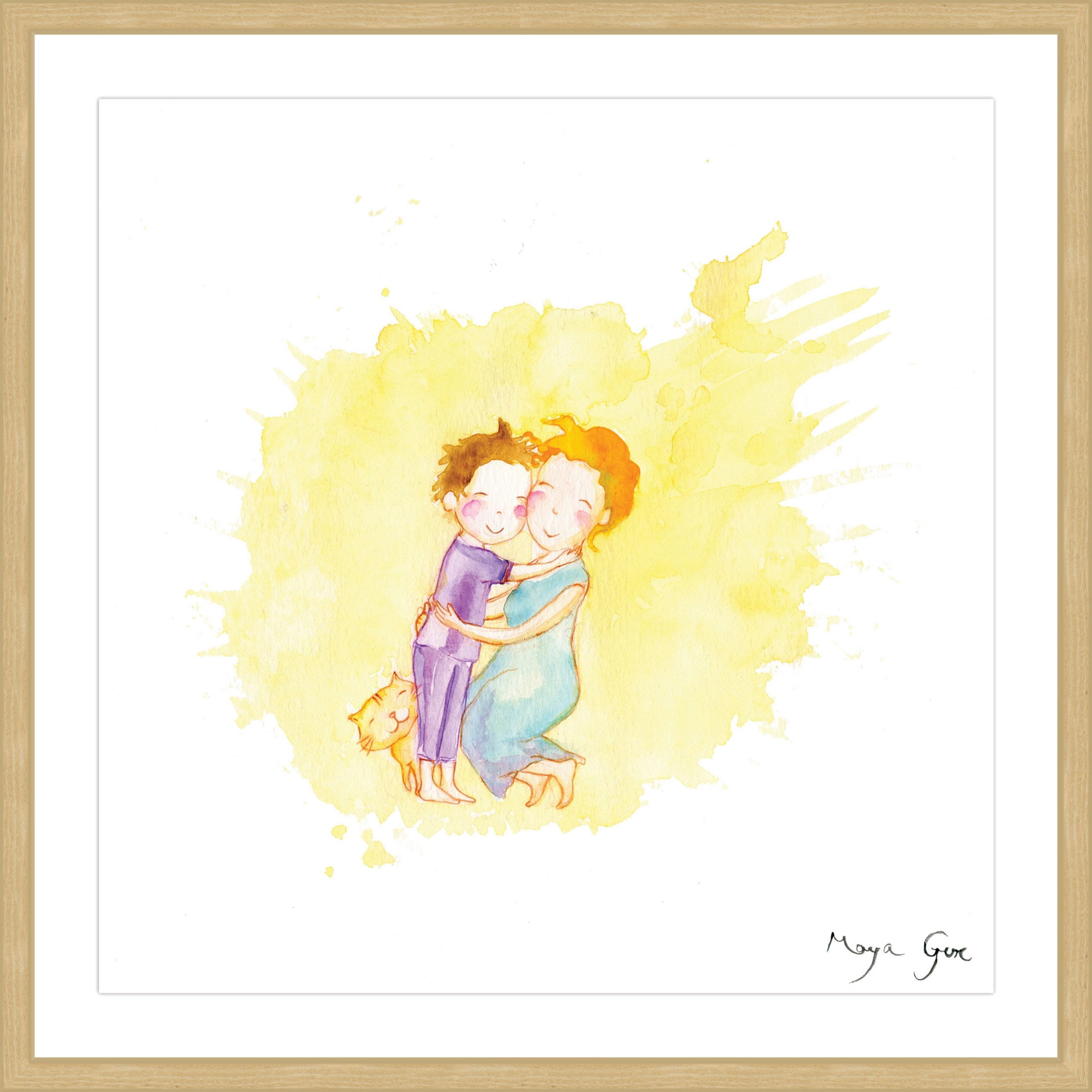 Marmont Hill "Mommy" by Maya Gur Framed Painting Print