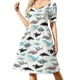 thumbnail image 2 of Westminster Bridge London Vestido de manga corta Vestido largo vestidos de mujer para mujer vestidos de mujer verano, 2 of 7
