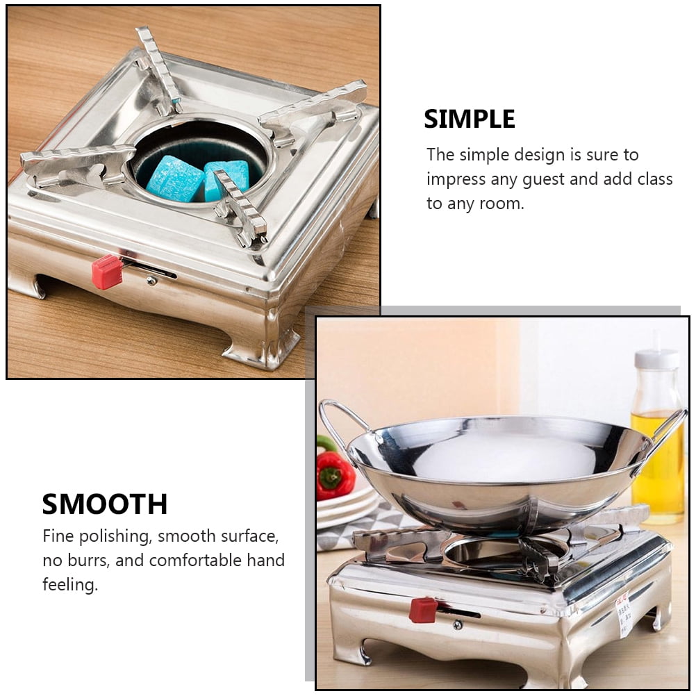 Household Stainless Steel Stove Alcohol Stove Portable Dry Pot Alcohol Stove