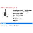 thumbnail image 2 of Front Upper Ball Joint - Compatible with 1993, 1995, 1997, 1999 - 2003 Volkswagen EuroVan 2000 2001 2002, 2 of 2