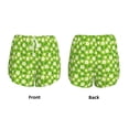 thumbnail image 5 of Lsque Daisies Flowers Printed Women's Running Shorts with Liner Pockets,Elastic Quick Dry Workout Athletic Gym Yoga Shorts,Womens High Waist Shorts-Medium, 5 of 9