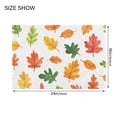 thumbnail image 4 of Yayeee Bath Rug for Bathroom Floor Non Slip Rectangle Fluffy Soft Absorbent Mat, 16"x24", Green Leaves, 4 of 7