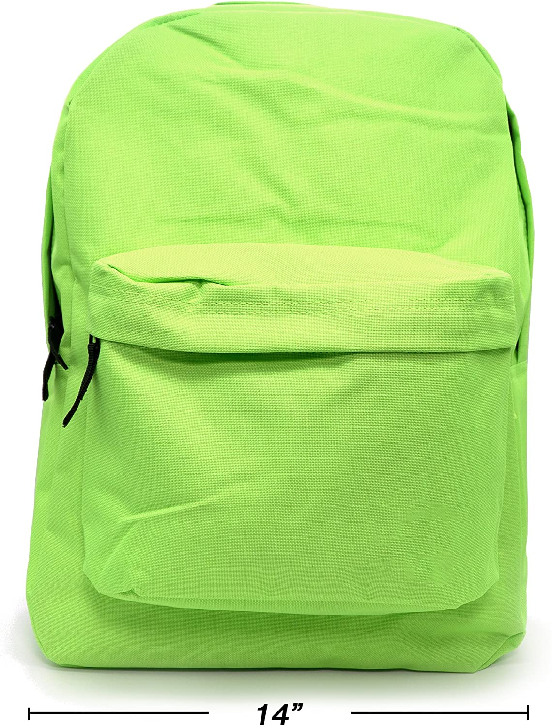 Emraw Multipurpose Schoolbag Travel Backpack For Girls Casual Security Backpack Women Rucksack with Trim Adjustable Straps Fashion Backpack Office School Laptop Bag, Lime Green Classic - image 3 of 4