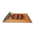thumbnail image 2 of Ahgly Company Indoor Round Oriental Orange Traditional Area Rugs, 8' Round, 2 of 4