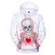 thumbnail image 1 of Suéter holgado de manga larga con capucha y estampado de moda para el día de San Valentín para hombres y mujeres, 1 of 3