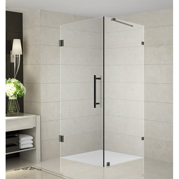 Aston Sen988-32-10 Aquadica 32" Wide X 32" Deep X 72" High Frameless Hinged Shower