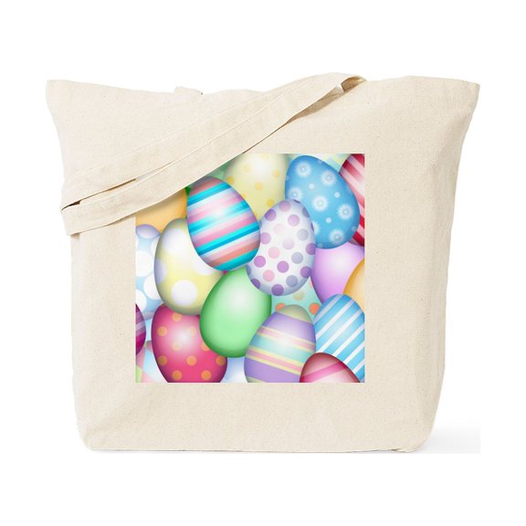 CafePress - Decorated Eggs Tote Bag - Unisex Canvas Tote Bag, Beige, 1-Piece