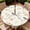 Blue Bird Blossoms, variant on ARTSLION Round Outdoor Tablecloth For Up To 36in With Umbrella Hole & Zipper Waterproof Elastic Edge Fitted Table Cover Big Sunflower For Patio Picnic Party, Garden Fence Bird