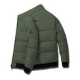 thumbnail image 2 of Christmas Clearance! AIEOTT Mens Puffer Jacket Stand-up Collar Winter Casual Padded Cotton Jacket, 2 of 4