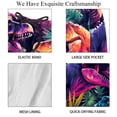 thumbnail image 4 of luoweisi Men's Beach Shorts Quick Dry Swim Trunks with Mesh Lining Cartoon Dinosaur L, 4 of 5