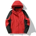 thumbnail image 3 of Men's Mountaineering Hooded Windproof, Waterproof And Wear-Resistant Casual Jacket, 3 of 5