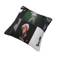 thumbnail image 3 of Ken Rapper Carson Tapestry A Great Chaos Music Album Cover Poster Throw Pillow Case Pillowcase Shell for Couch Sofa Home Decoration 18"x18", 3 of 9