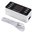 thumbnail image 1 of Cargador USB inteligente multifunción A9 Pantalla LCD 7 puertos USB, 1 of 6