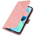 thumbnail image 6 of Skin-Friendly Wallet Case for iPhone 14, Premium PU Leather Shockproof Card Slots Cash Holder Flip Cover with Kickstand Folio Magnetic Clasp Wrist Hand Strap Handbag Case,Pink, 6 of 7