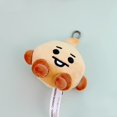 thumbnail image 1 of kpop bt21 bts asiento de felpa suave muñeca juguete llavero llavero tata chimmy cooky Gao Jiahui unisex, 1 of 2