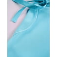 thumbnail image 7 of YONGHS Girls Long Sleeve Leotard with Tutu Skirt Kids Ballerina Ballet Dancewear Dress Outfits Light Blue 5-6, 7 of 7
