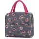 thumbnail image 1 of Bolsas de almuerzo reutilizables con aislamiento, bolsa de picnic con cremallera, contenedor de almuerzo, contenedores de comida para viajes de trabajo con bolsillo frontal para mujeres y niñas (fla, 1 of 5