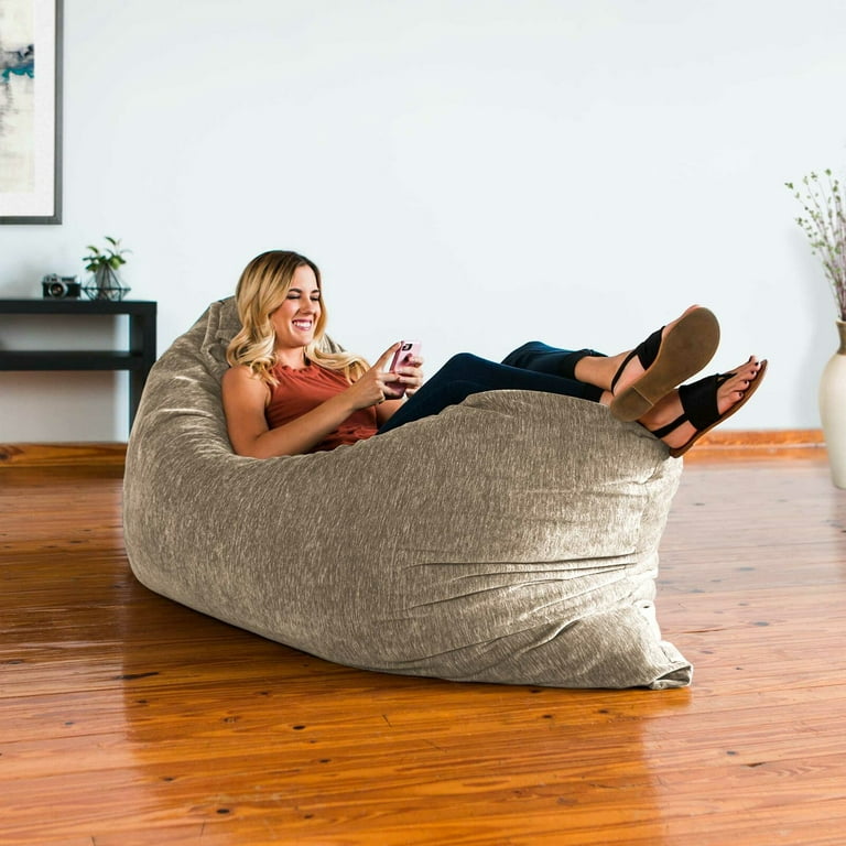 Large Bean Bag Chair Lounger Overall Product Weight 30 lb. Fill Included Yes