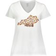 thumbnail image 3 of Inktastic Happy Fall Y'all Kentucky Women's Plus Size V-Neck T-Shirt, 3 of 5