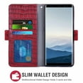thumbnail image 2 of Mobile Phone Cover for Samsung Galaxy S6edge Plus, Stand Function And Card Holder Red, 2 of 7