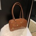 thumbnail image 3 of Bolso Hombro Mujer PU Corazón Remache Hobo Elegante Con Asa Superior, 3 of 9